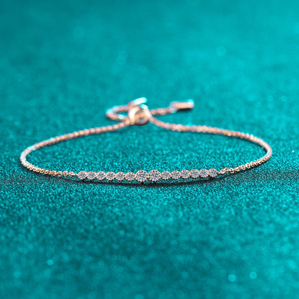 Champagne Moissanite Bracelet view 2
