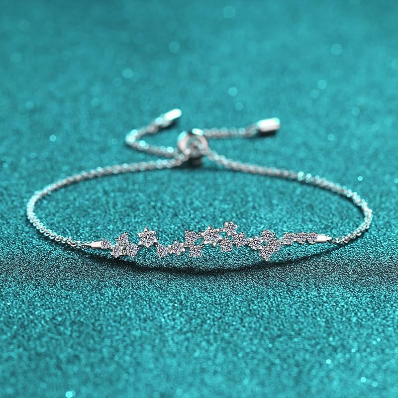 Vine Moissanite Bracelet view 2