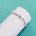 Wreath Moissanite Bracelet view 2