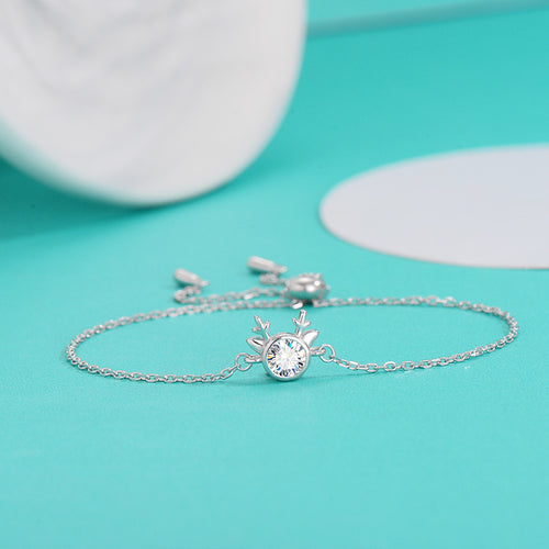 Antler Moissanite Bracelet view 3