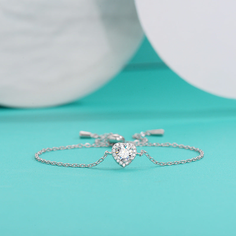 Sweetheart CZ Bracelet view 3