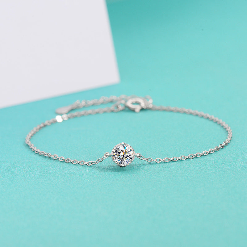 Solitaire CZ Bracelet view 3