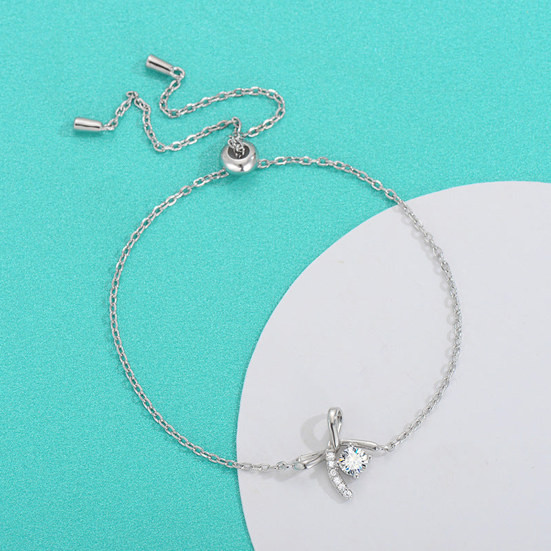 Bow CZ Bracelet view 2