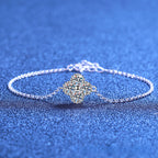 Lucky Clover Moissanite Bracelet view 3