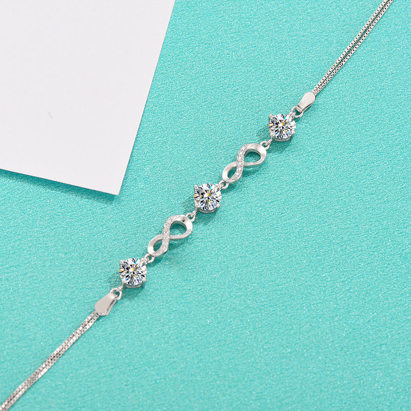 Wreath Moissanite Bracelet view 3