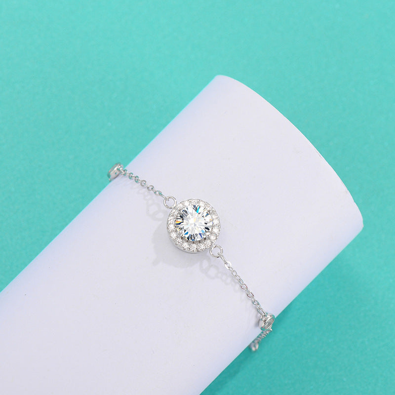 Halo CZ Bracelet view 4