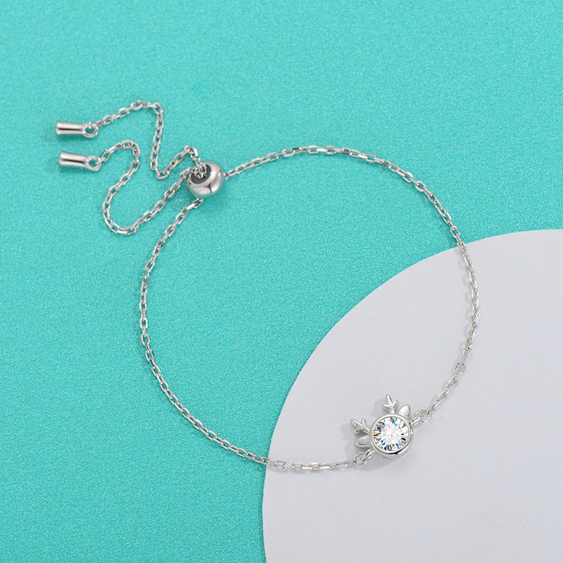 Antler Moissanite Bracelet view 4