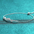 Vine Moissanite Bracelet view 3