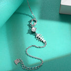 Cat Charm CZ Bracelet view 3
