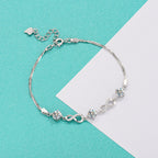 Wreath Moissanite Bracelet view 4
