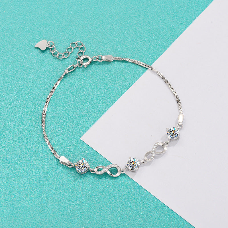 Wreath Moissanite Bracelet view 4