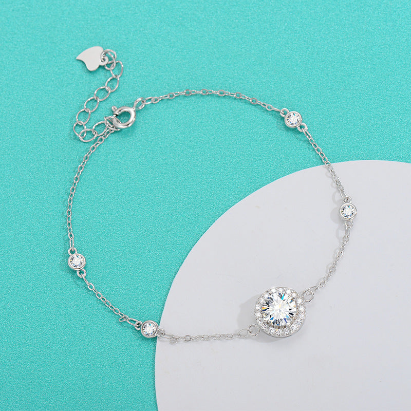 Halo CZ Bracelet view 5