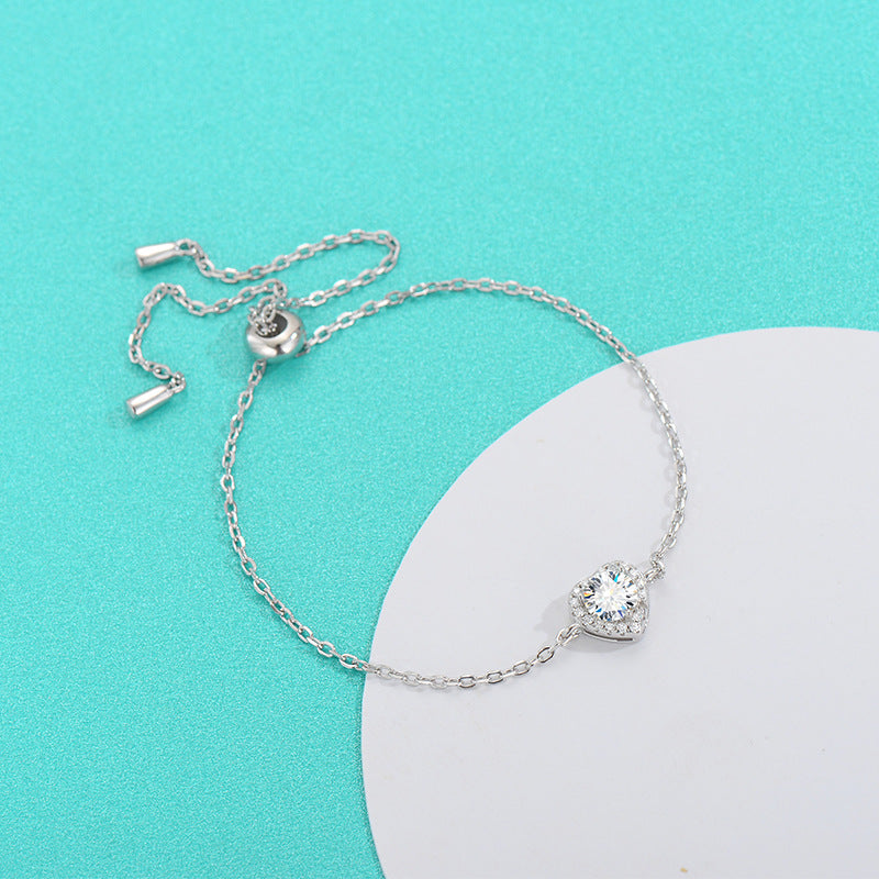Sweetheart CZ Bracelet view 5