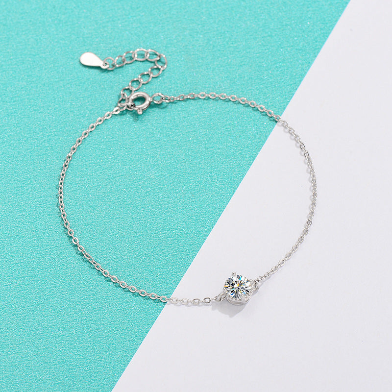Solitaire CZ Bracelet view 5