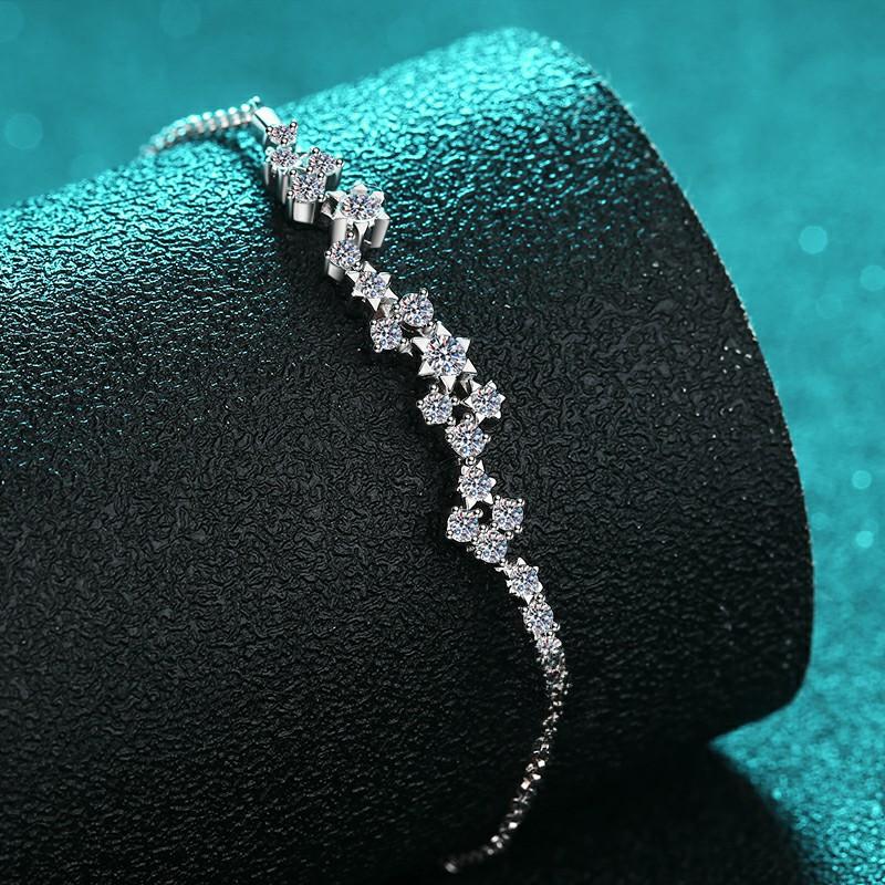 Vine Moissanite Bracelet view 4
