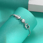 Cat Charm CZ Bracelet view 4