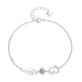Cat Charm CZ Bracelet