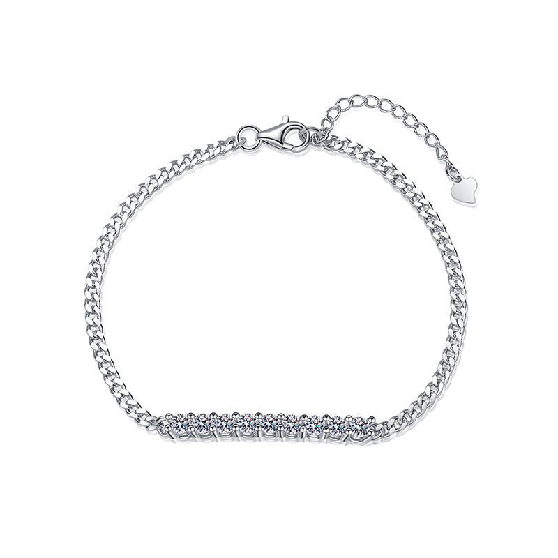 Wave Moissanite Bracelet