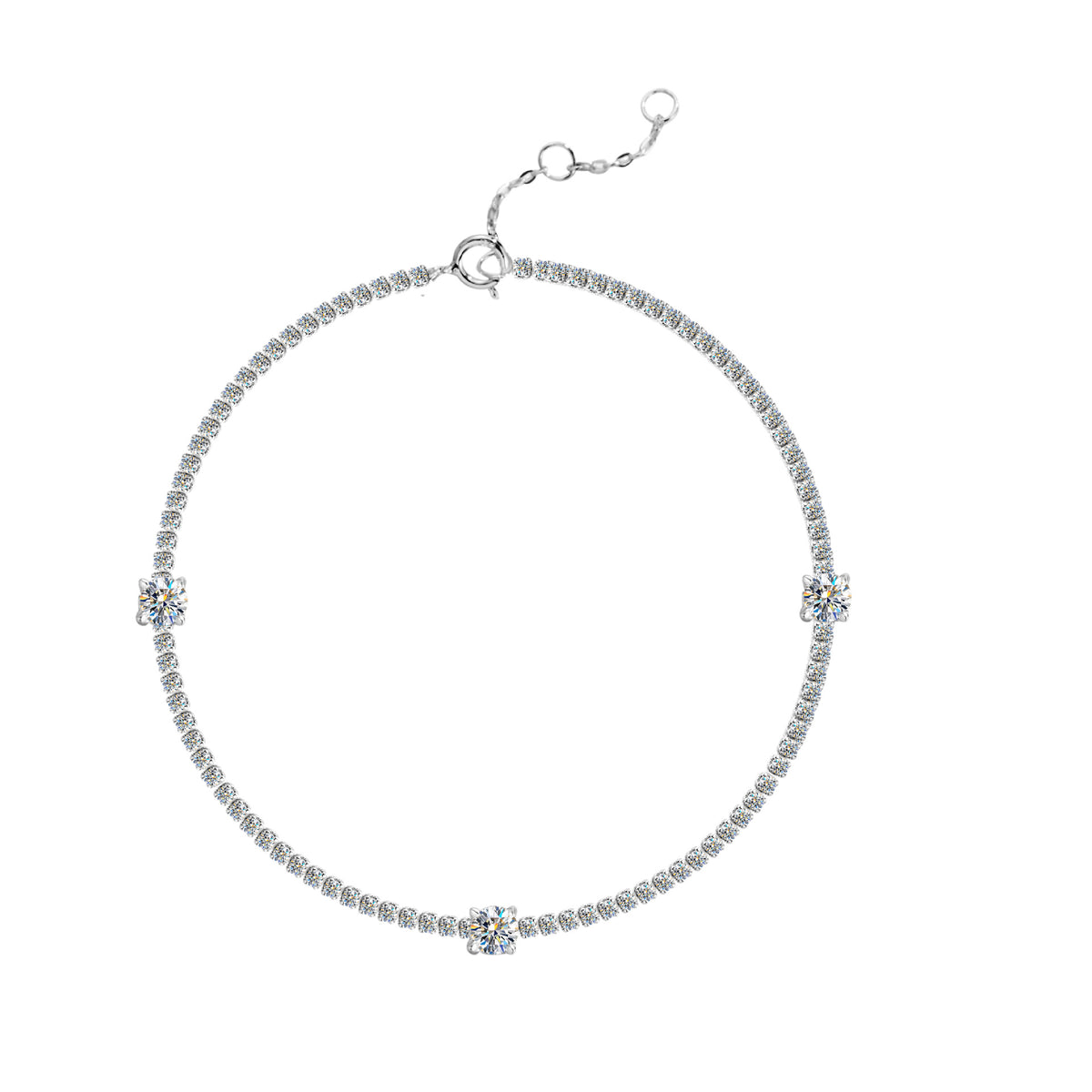 Lantern Moissanite Bracelet