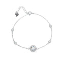 Halo CZ Bracelet