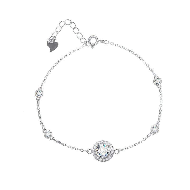 Halo CZ Bracelet