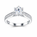 Coronet Moissanite Ring