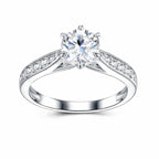 Coronet Moissanite Ring