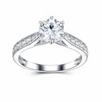 Coronet Moissanite Ring view 4
