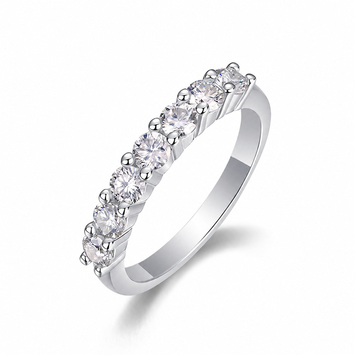 Lumen Moissanite Eternity Ring