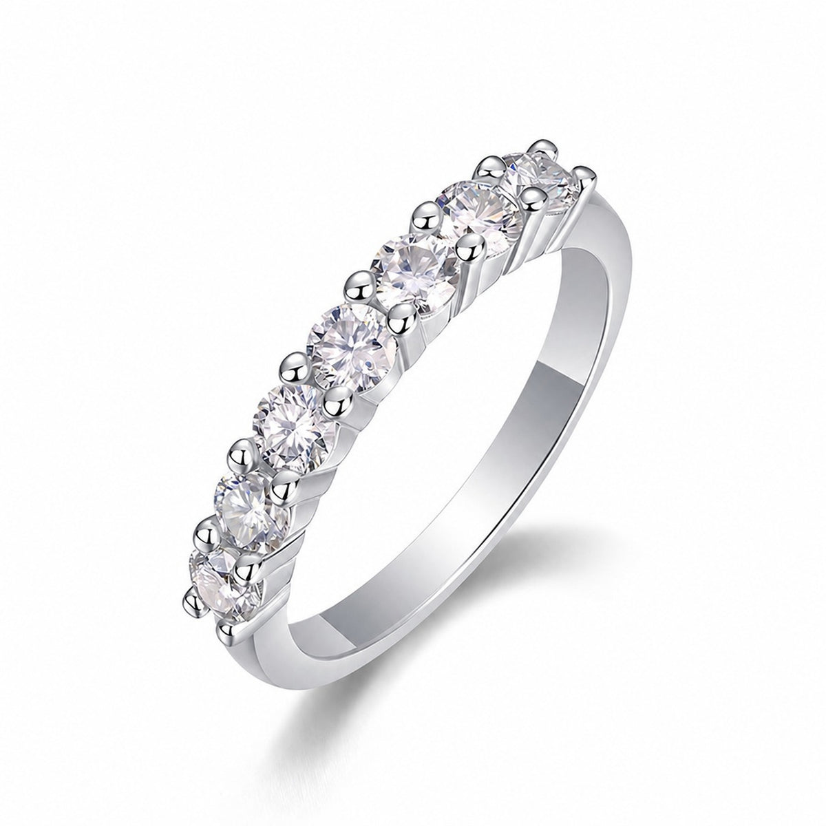 Lumen Moissanite Eternity Ring view 2