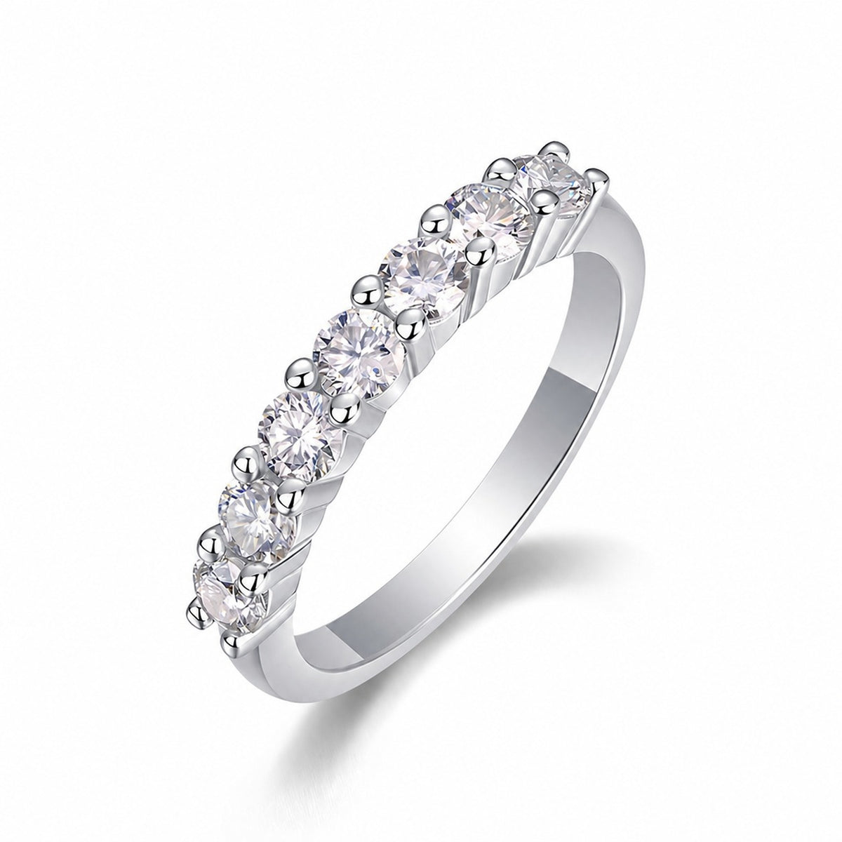 Lumen Moissanite Eternity Ring view 3