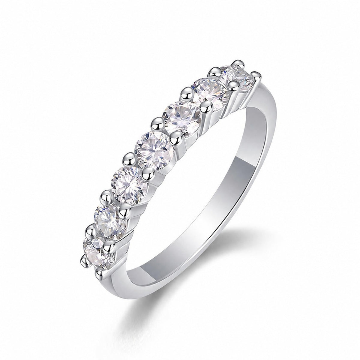 Lumen Moissanite Eternity Ring view 4