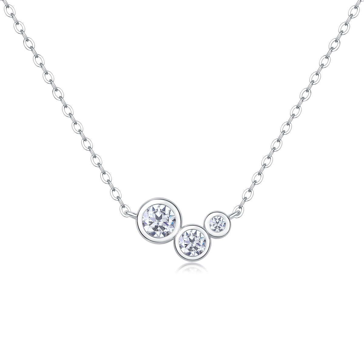 Cadence Moissanite Pendant Necklace view 2