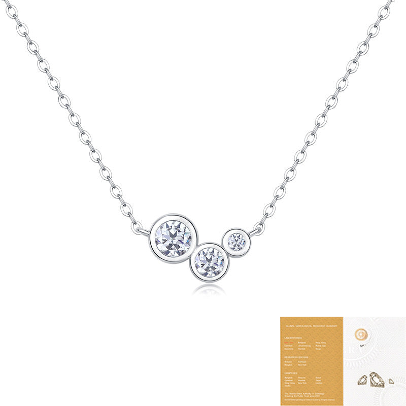 Cadence Moissanite Pendant Necklace view 3