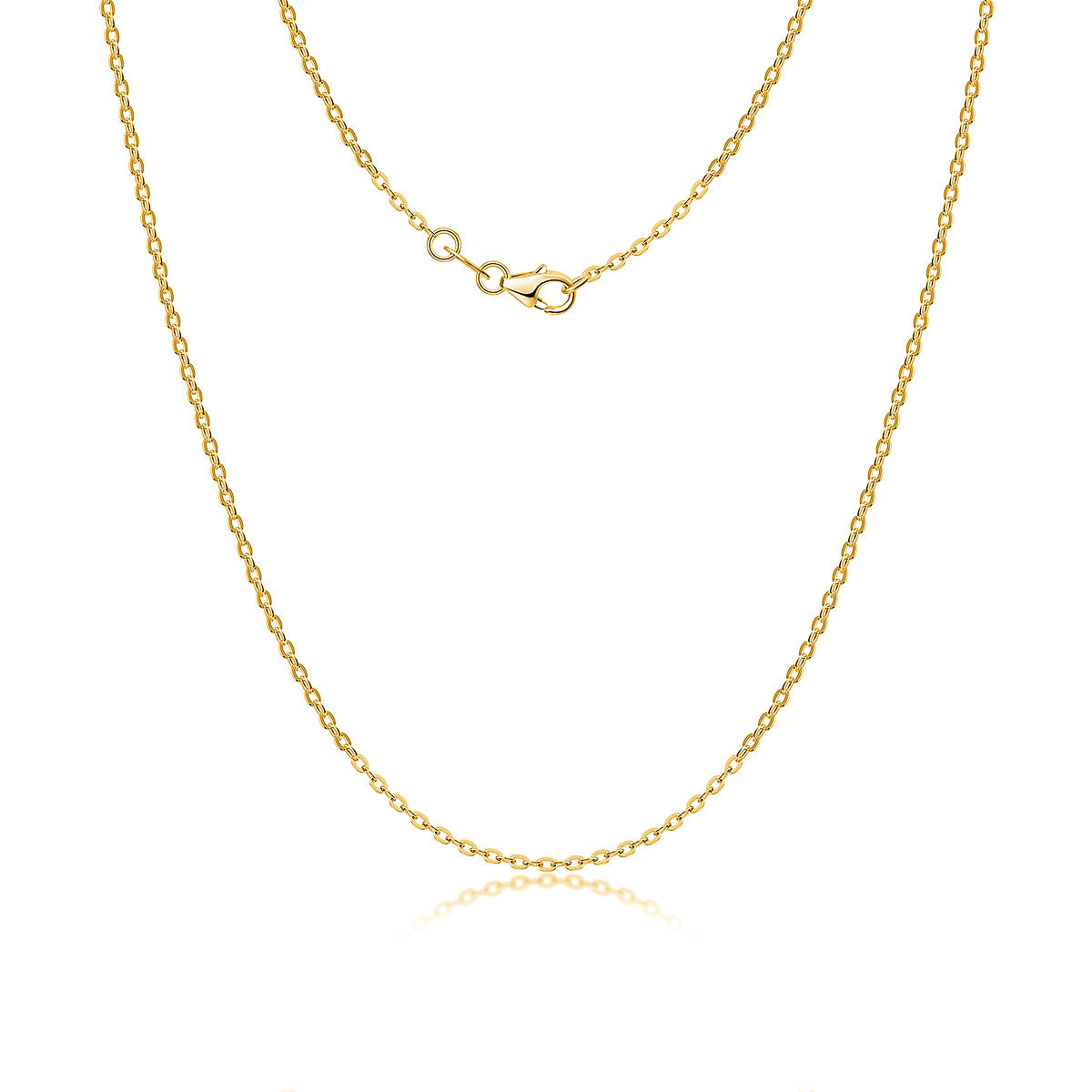 Thread Sterling Silver Necklace view 2