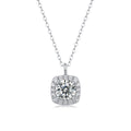 Portrait Moissanite Pendant Necklace