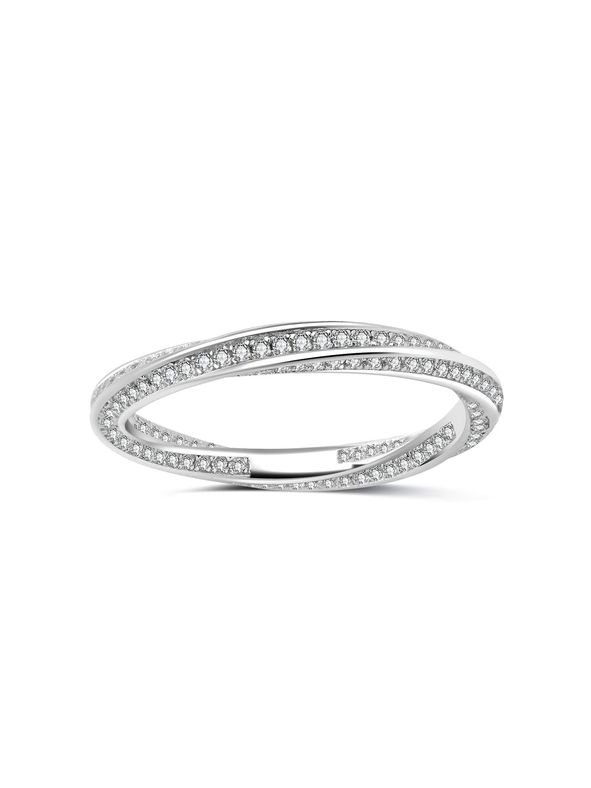 Mobius Moissanite Ring