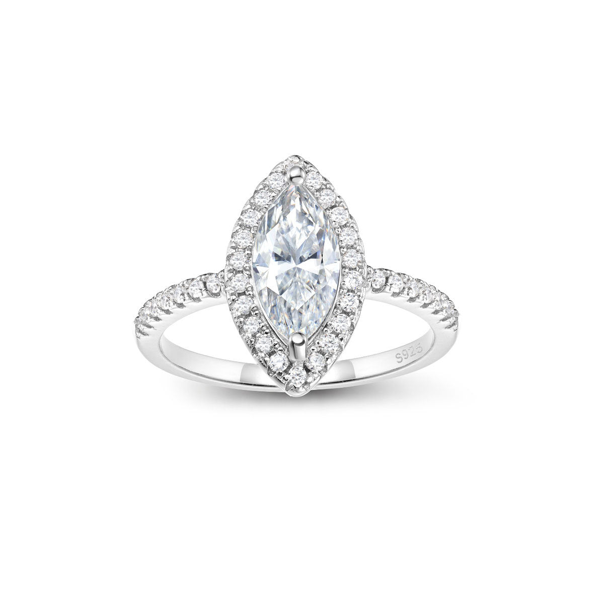Iris Moissanite Ring