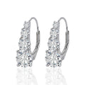 Rain Moissanite Drop Earrings