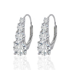 Rain Moissanite Drop Earrings