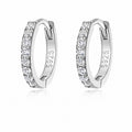 Glow Moissanite Hoop Earrings
