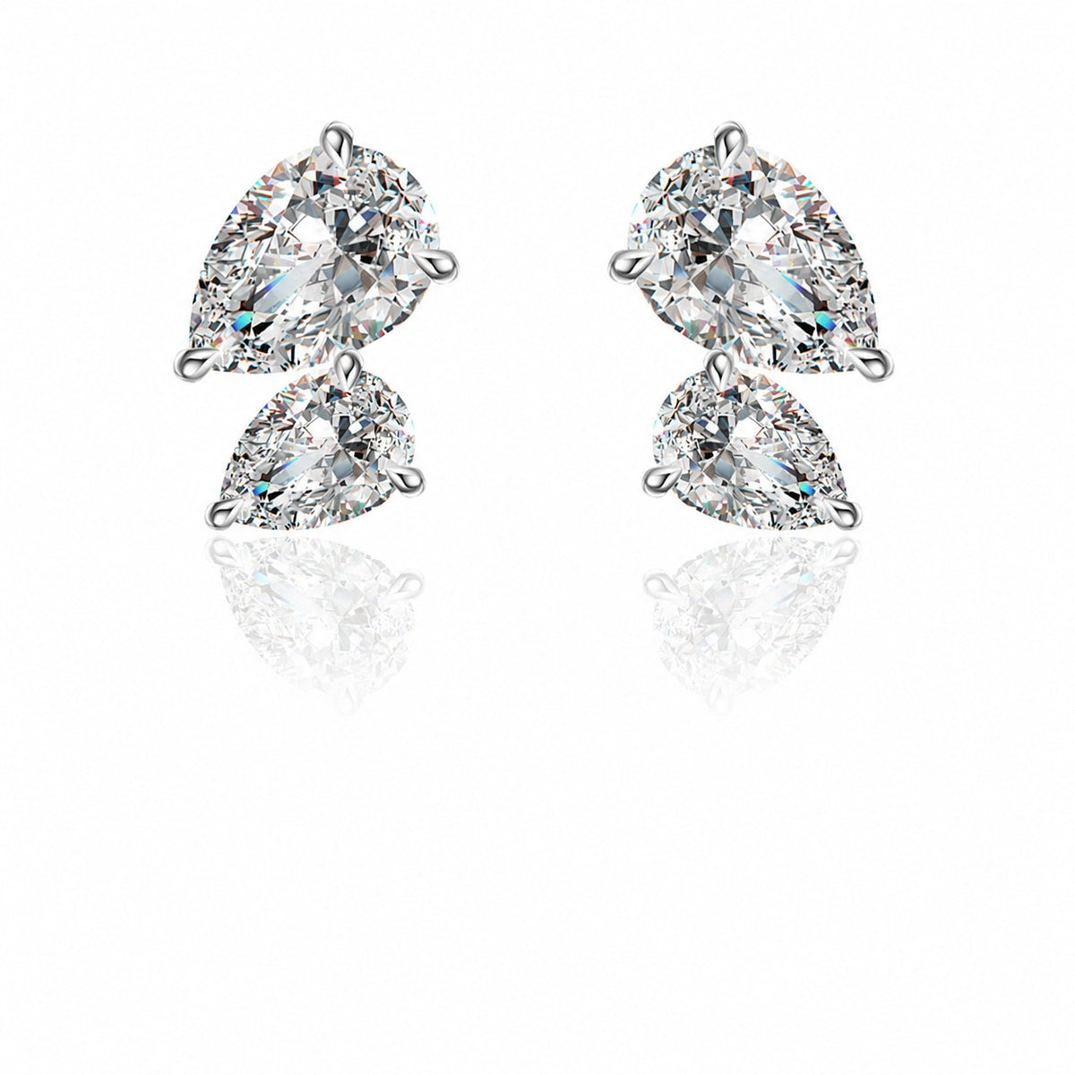 Raindrop Moissanite Earrings