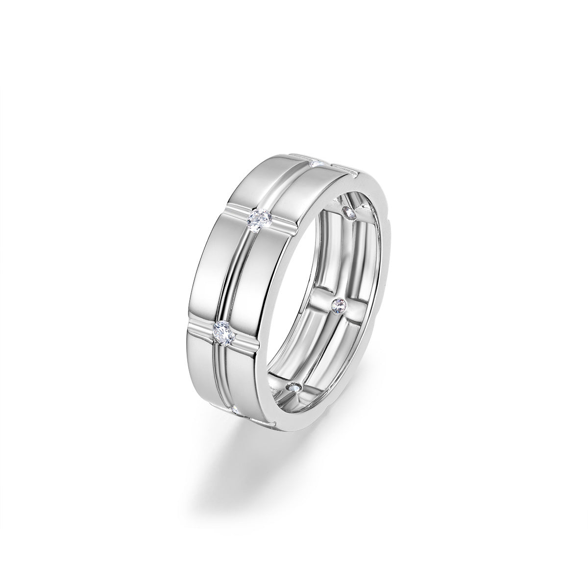 Tempo Moissanite Ring