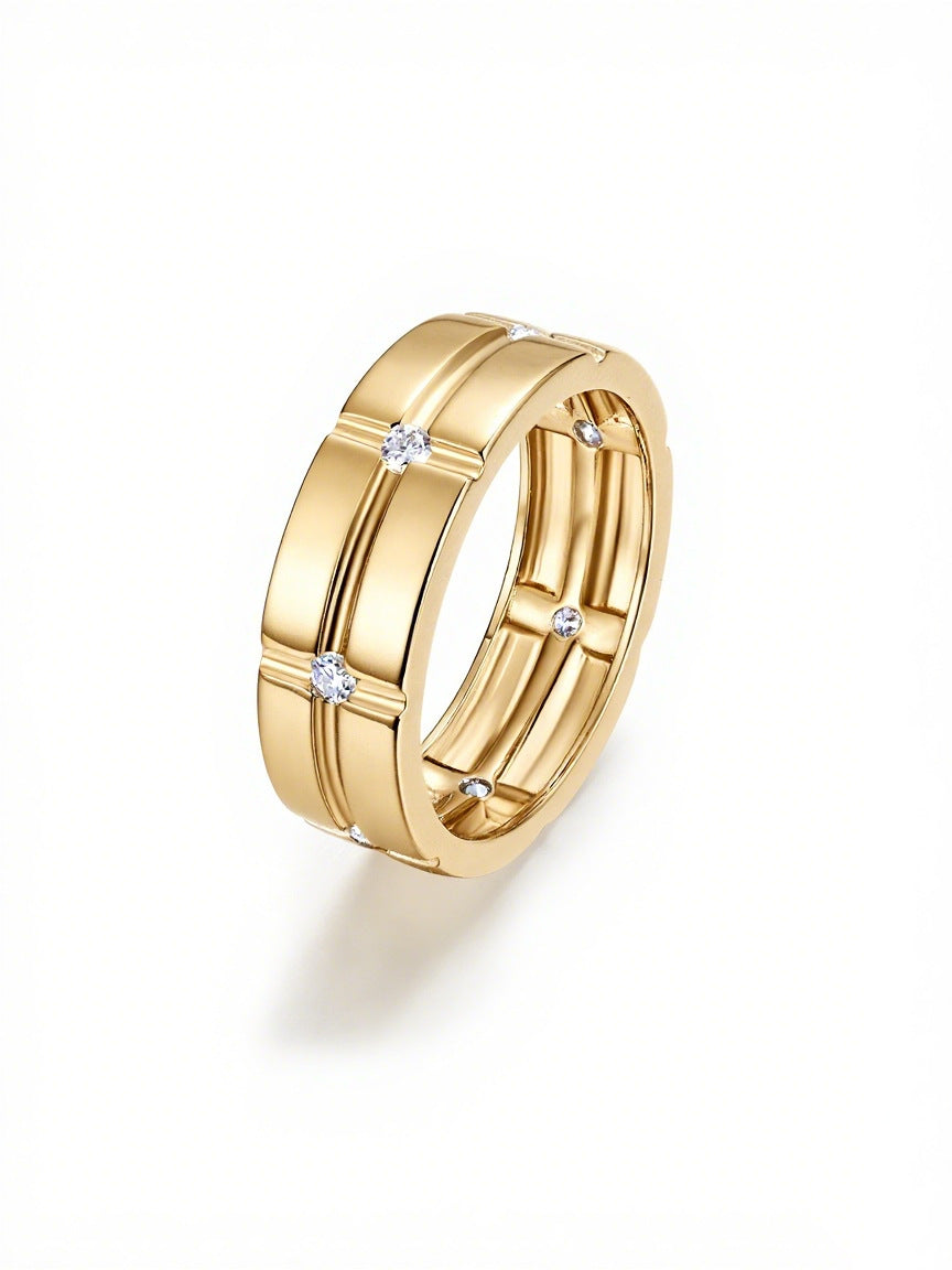 Tempo Moissanite Ring view 2