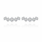 Comet Moissanite Earrings