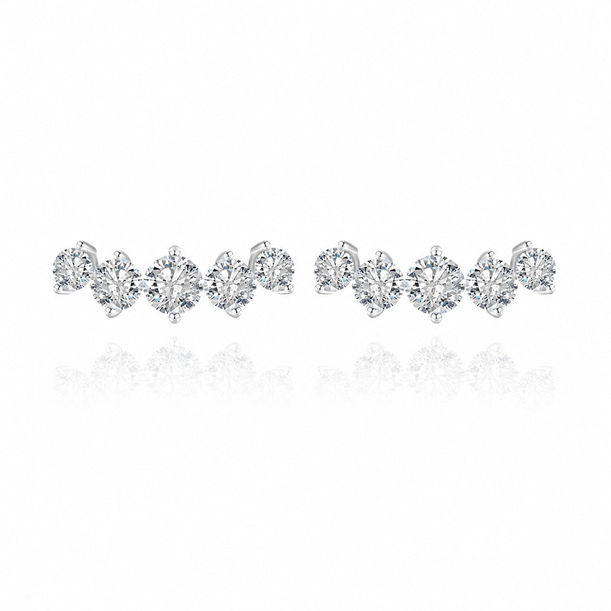 Comet Moissanite Earrings