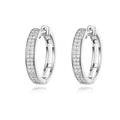 Encore Moissanite Hoop Earrings