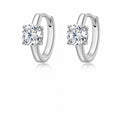 Spark Moissanite Hoop Earrings