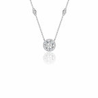 North Star Moissanite Necklace view 3