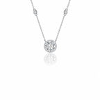 North Star Moissanite Necklace view 4